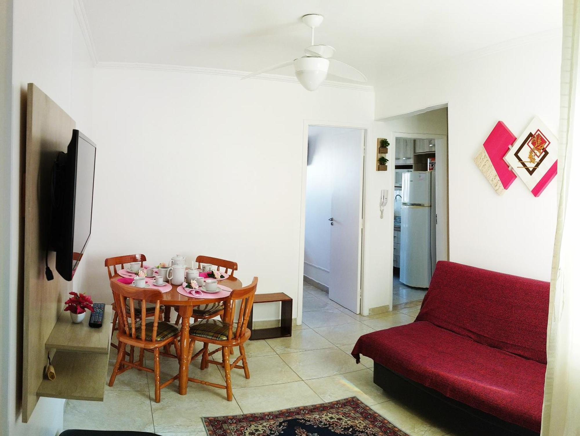 Aconchegante Apartamento Com Vista Para O Mar -Guilhermina Praia Grande  Exterior photo
