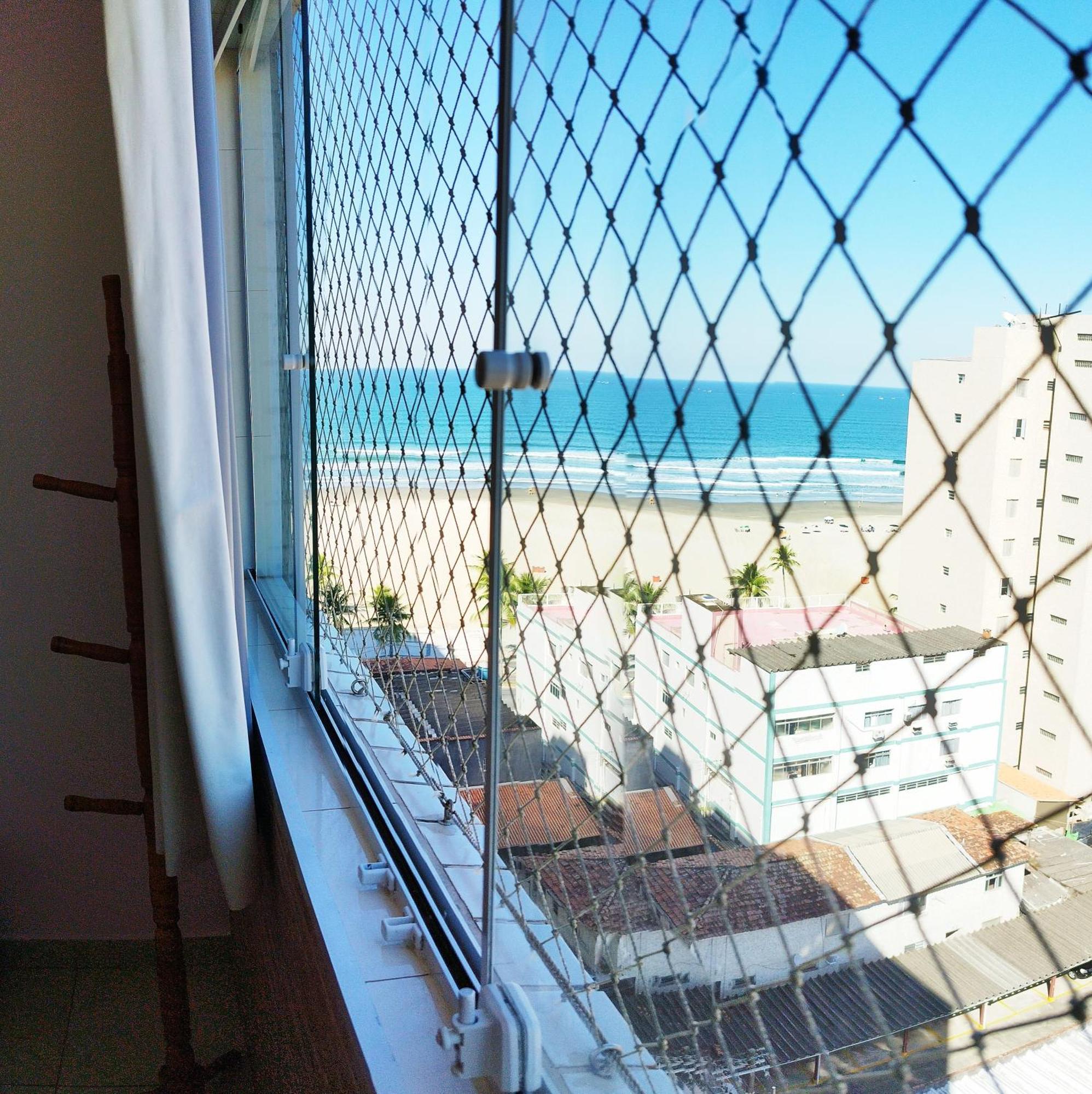 Aconchegante Apartamento Com Vista Para O Mar -Guilhermina Praia Grande  Exterior photo